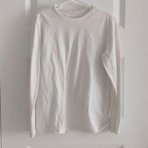 Cat & Jack Boys White Uniform Long Sleeve Shirt, Size Small(6/7)